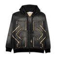 Distress Arr Skate Zip Hoodie