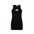 Off Stamp Rib Cut Out Dress