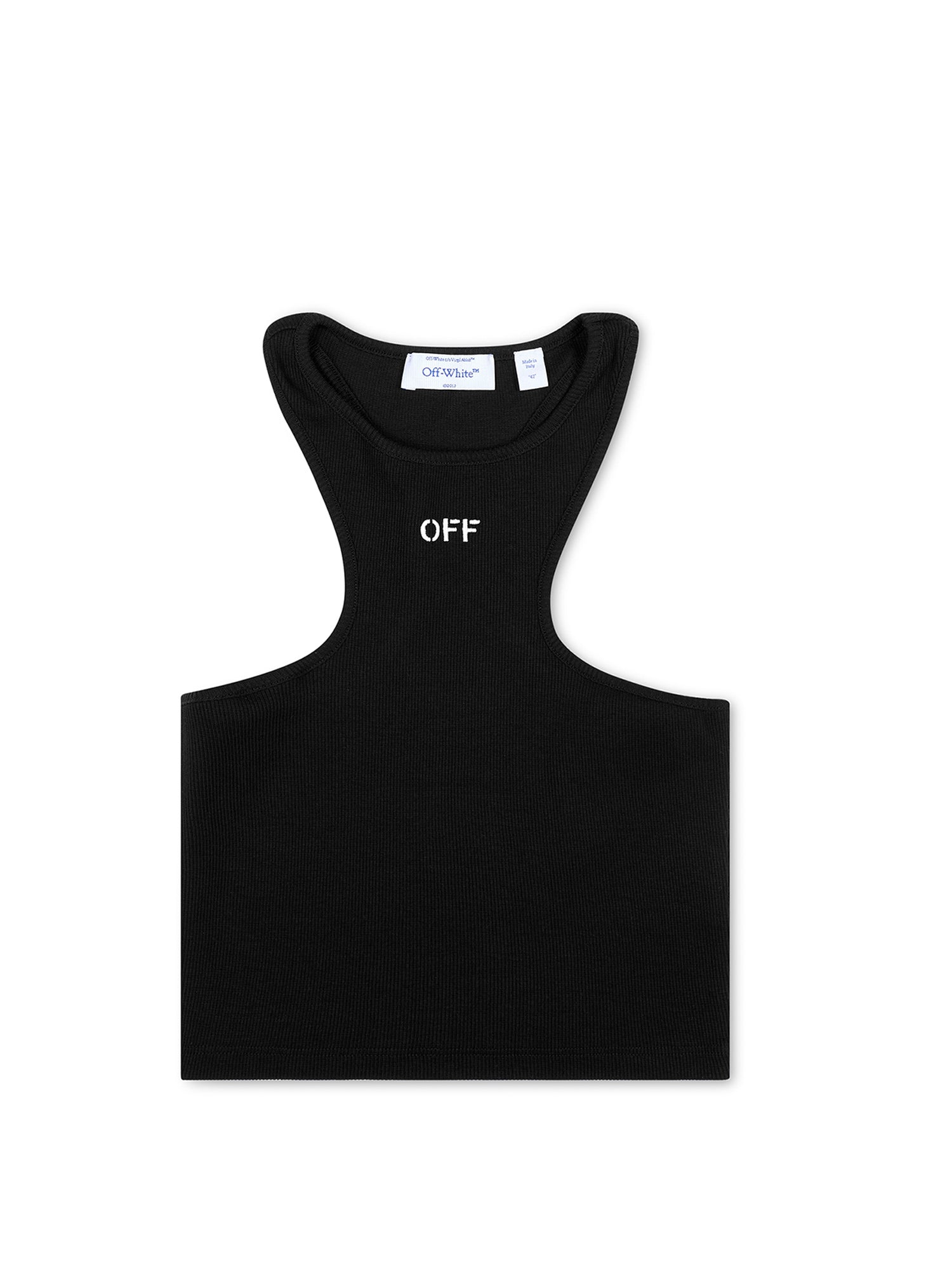 Off Stamp Rib Rowing Top
