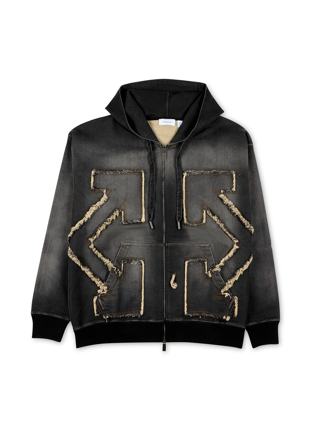 Distress Arr Skate Zip Hoodie