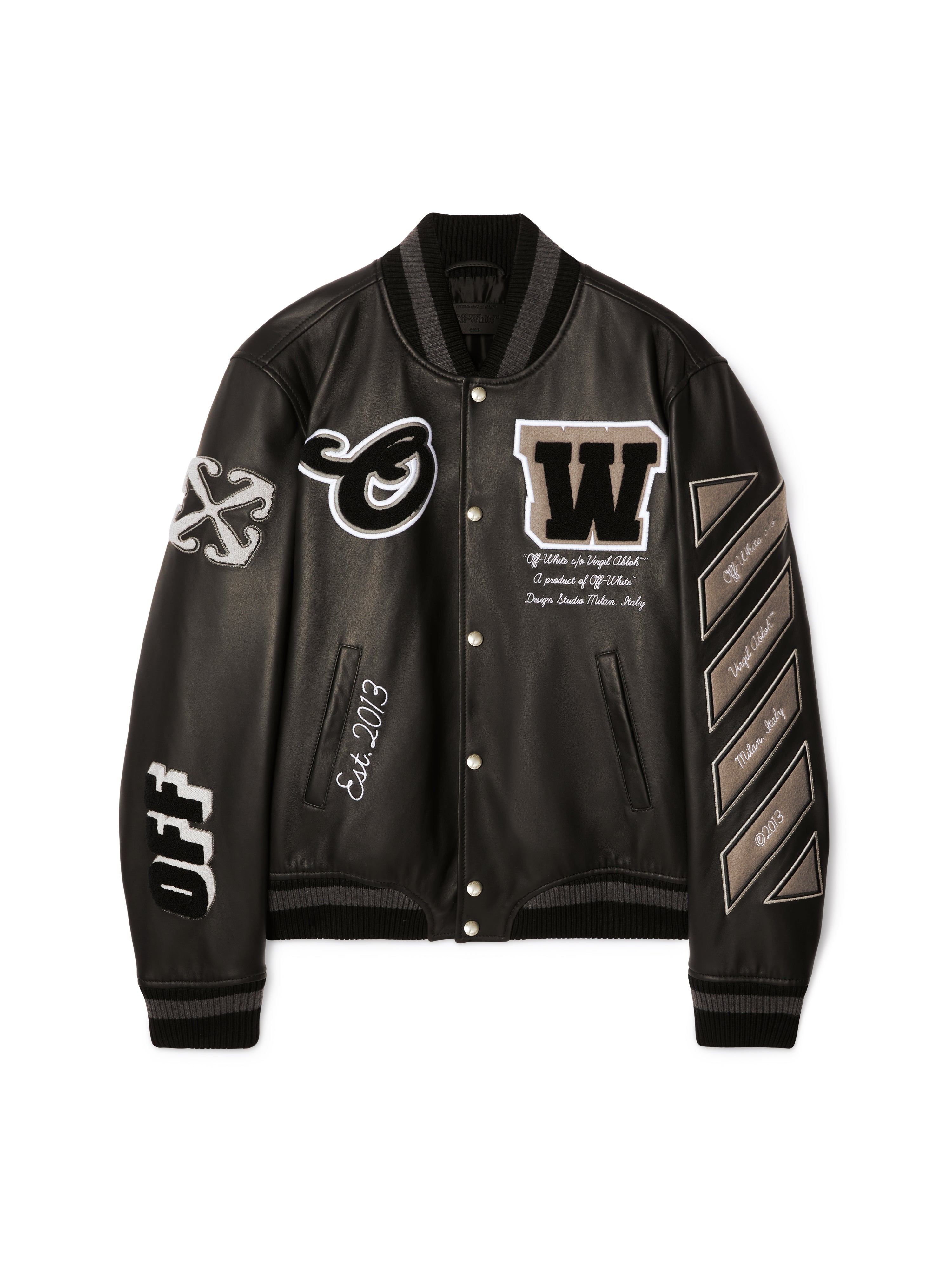 Full Lea Varsity Jkt