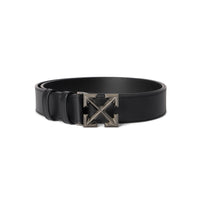 Arrow Belt Quote-Smooth Calfskin Leather Black