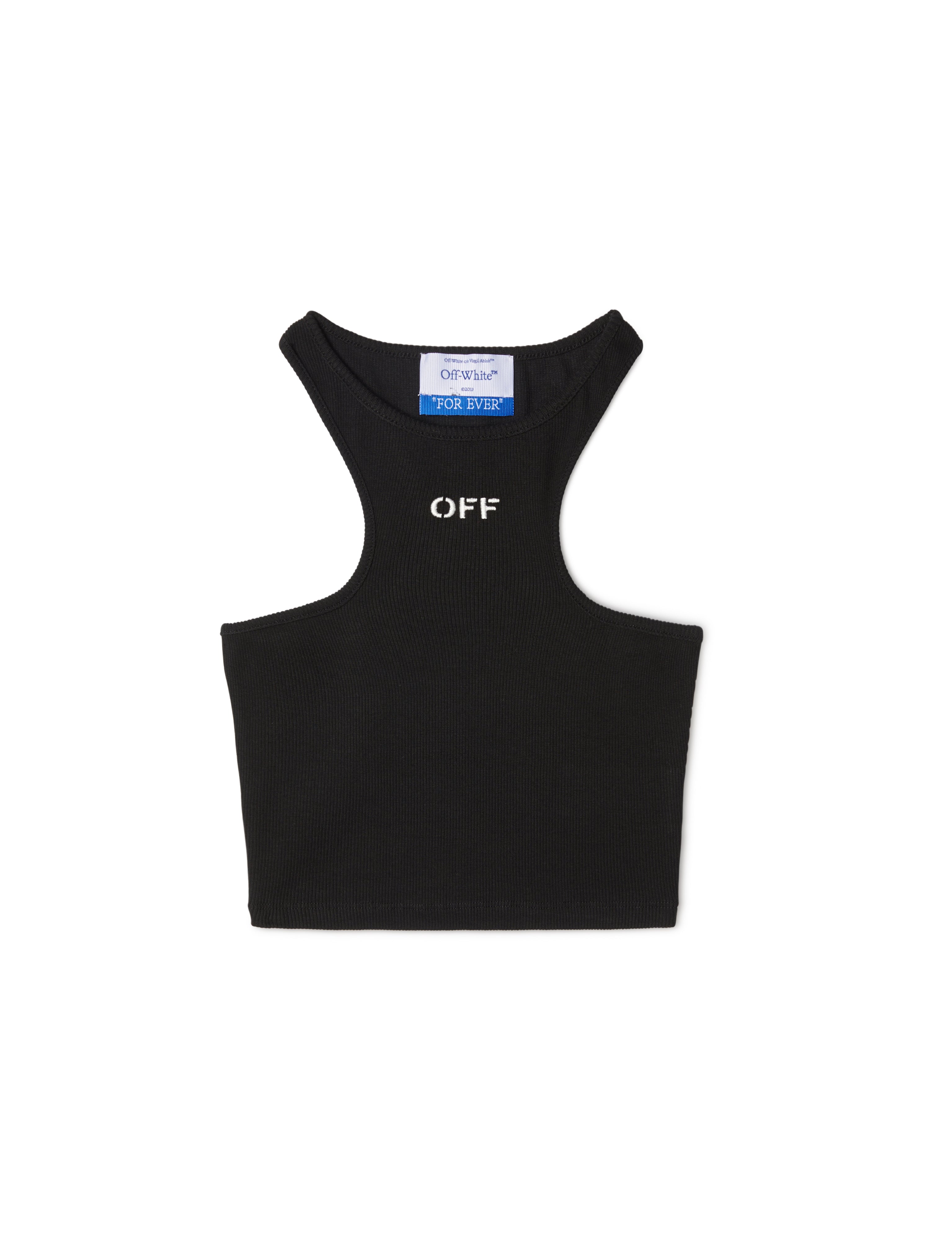 Off Stamp Rib Rowing Top