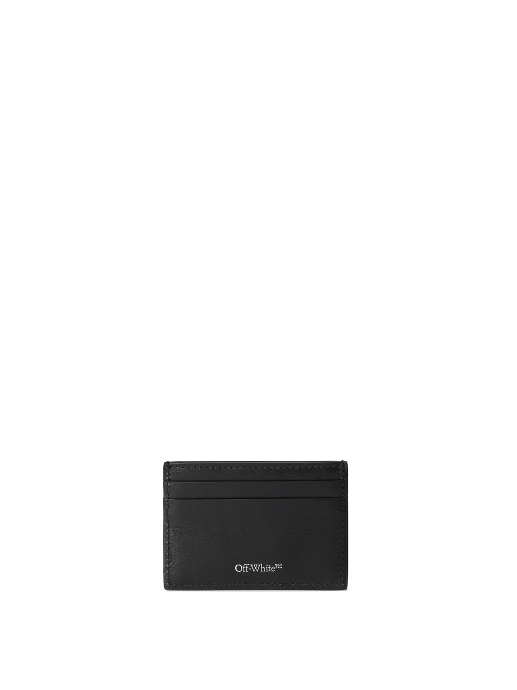Jitney Card Holder Smooth Calfskin Leather Black