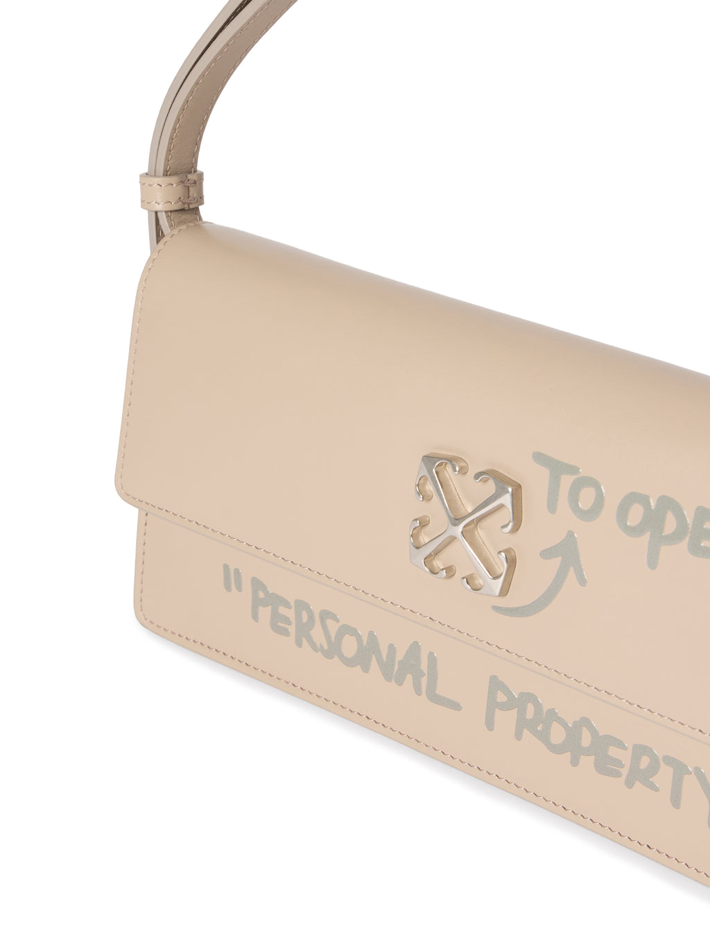 Jitney Shoulder Bag Smooth Calfskin Leather Fungi