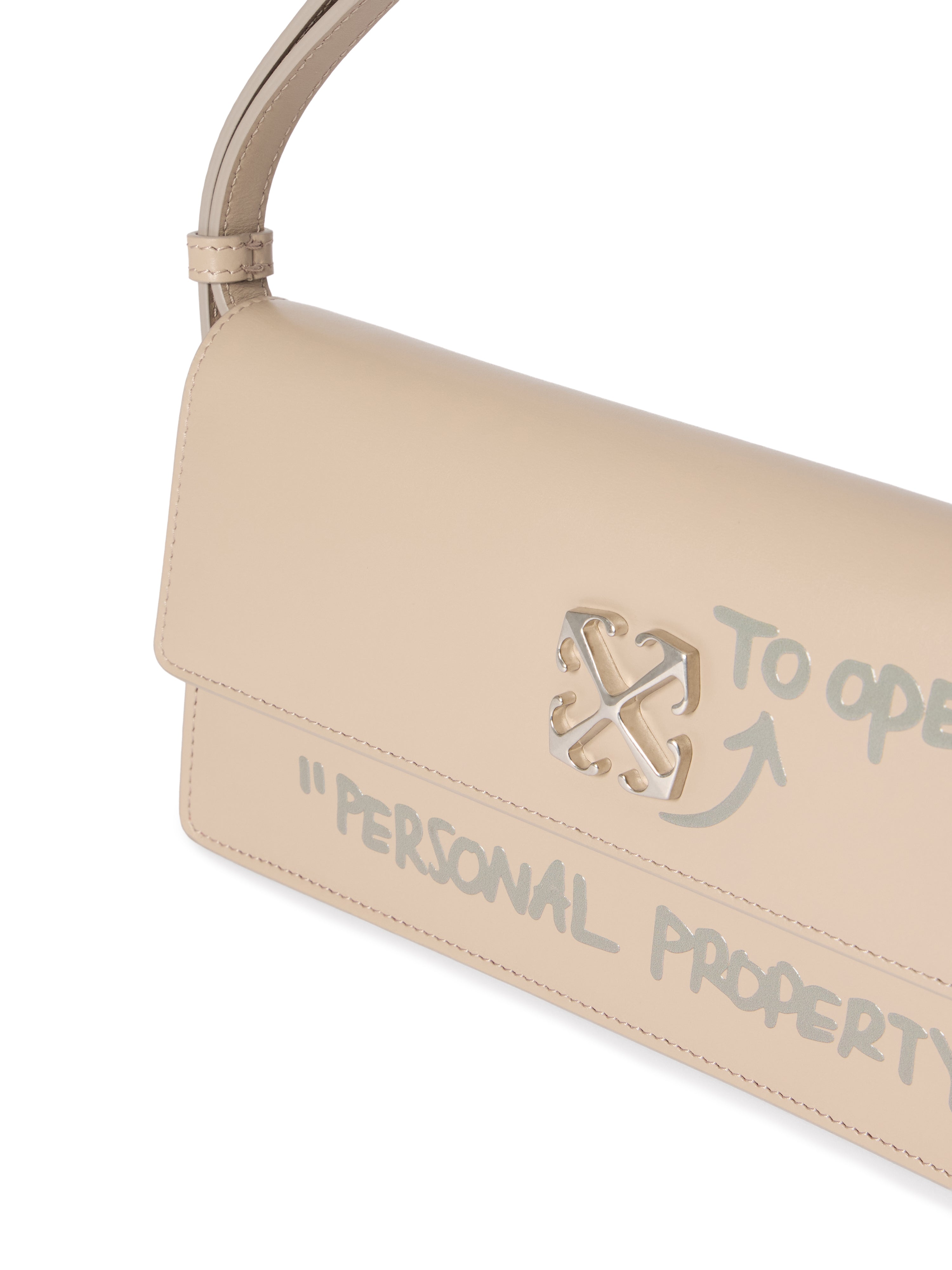 Jitney Shoulder Bag Smooth Calfskin Leather Fungi