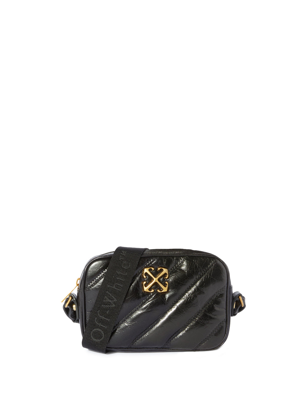 Quilting Shoulder Bag Smooth Calfskin Leather Black