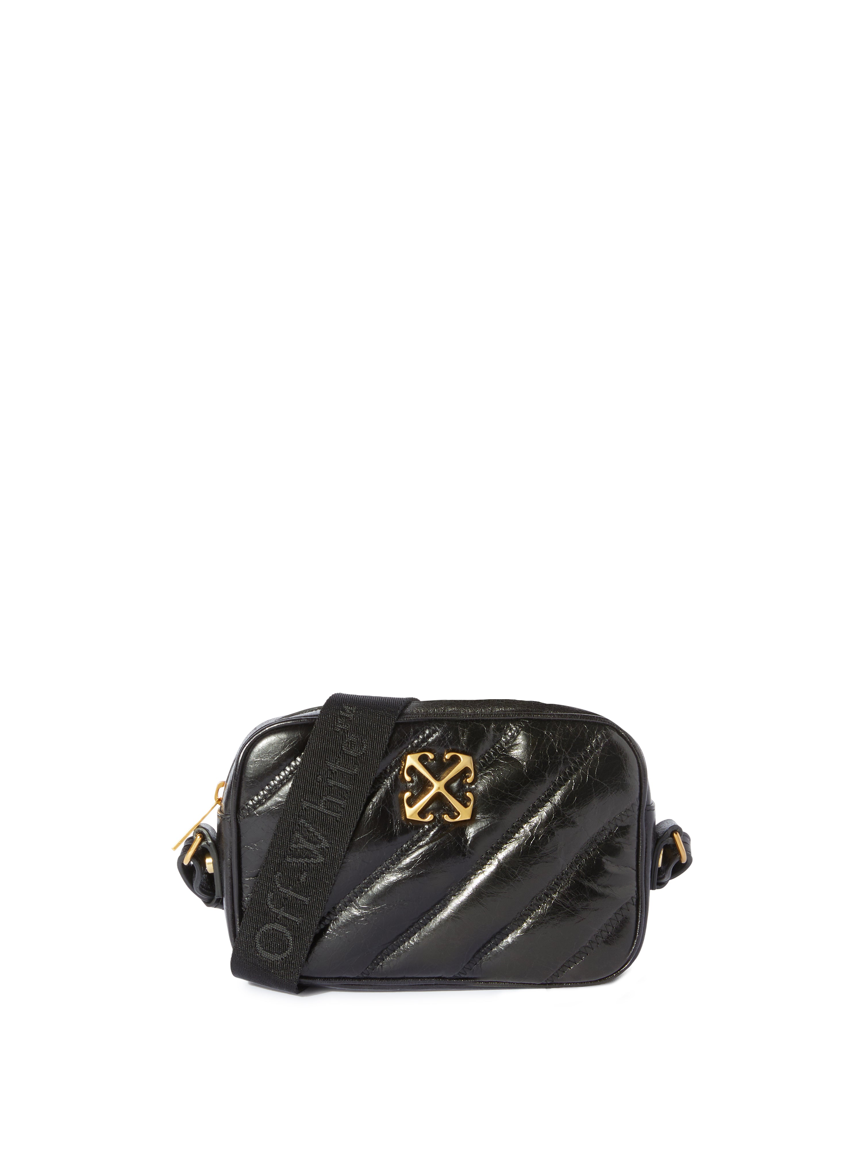 Quilting Shoulder Bag Smooth Calfskin Leather Black