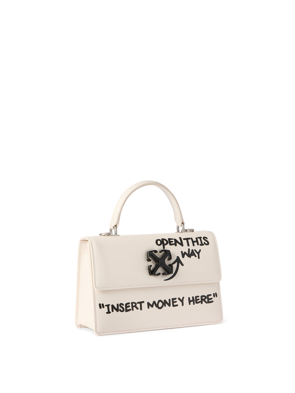 Jitney Top Handle Smooth Calfskin Leather Dust