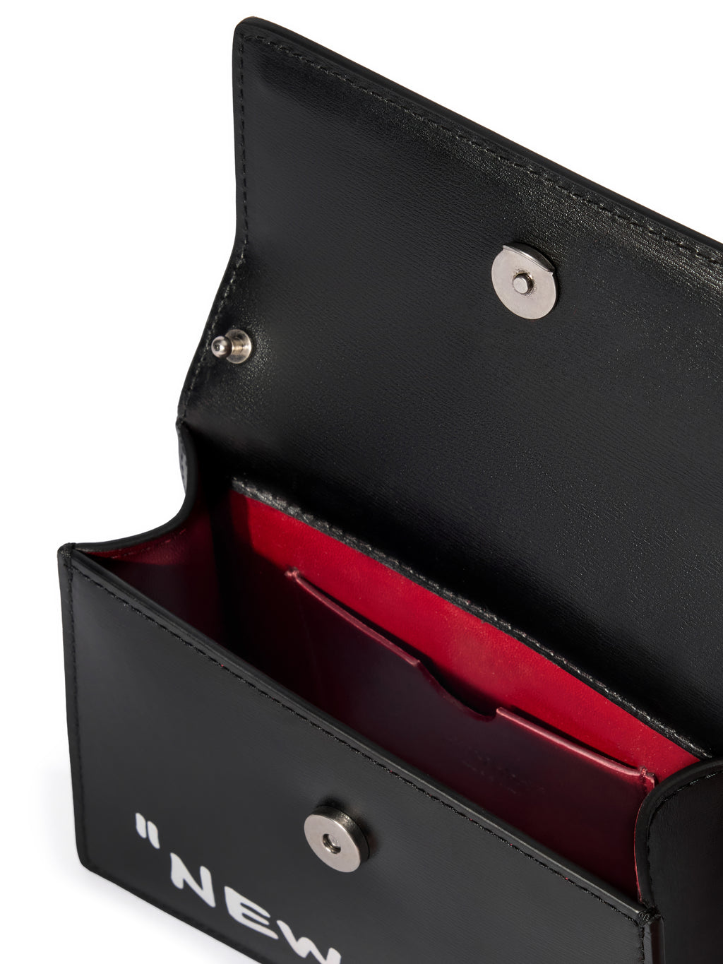 Jitney Top Handle Smooth Calfskin Leather Black